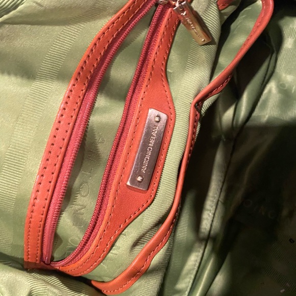 ANTONIO MELANI BURNT IRANGE LEATHER HAND BAG - Picture 7 of 7